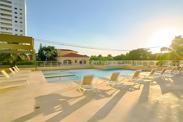 Caribbean Sunset Soak In Juan Dolio Beach Apt.