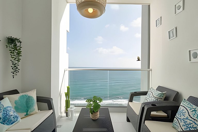 Caribbean Sea View Apt.on 19 level, a serene Stay