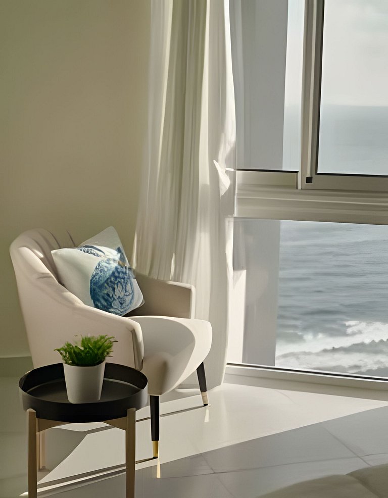 Caribbean Sea View Apt.on 19 level, a serene Stay