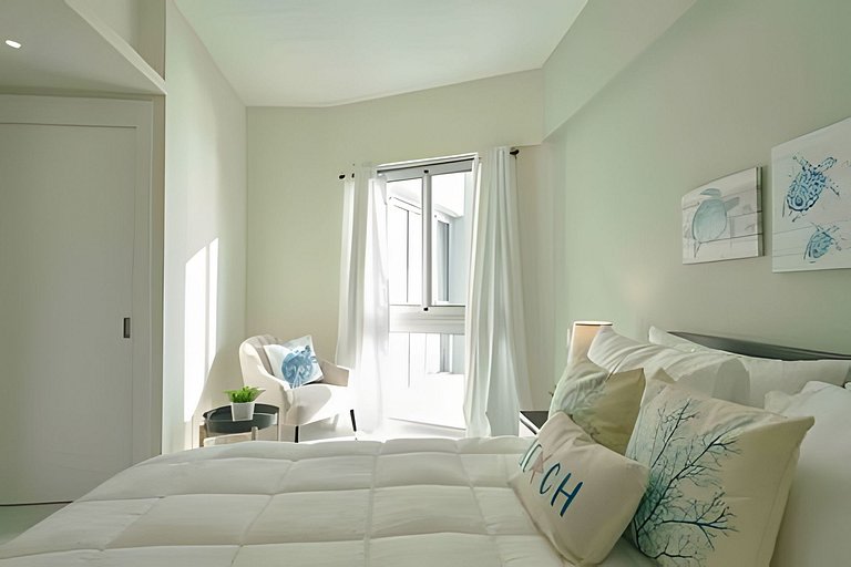 Caribbean Sea View Apt.on 19 level, a serene Stay