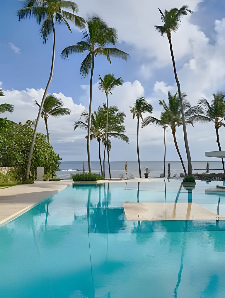 Caribbean Sea View Apt.on 19 level, a serene Stay