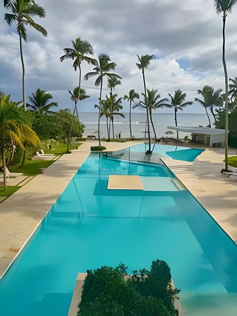 Caribbean Sea View Apt.on 19 level, a serene Stay