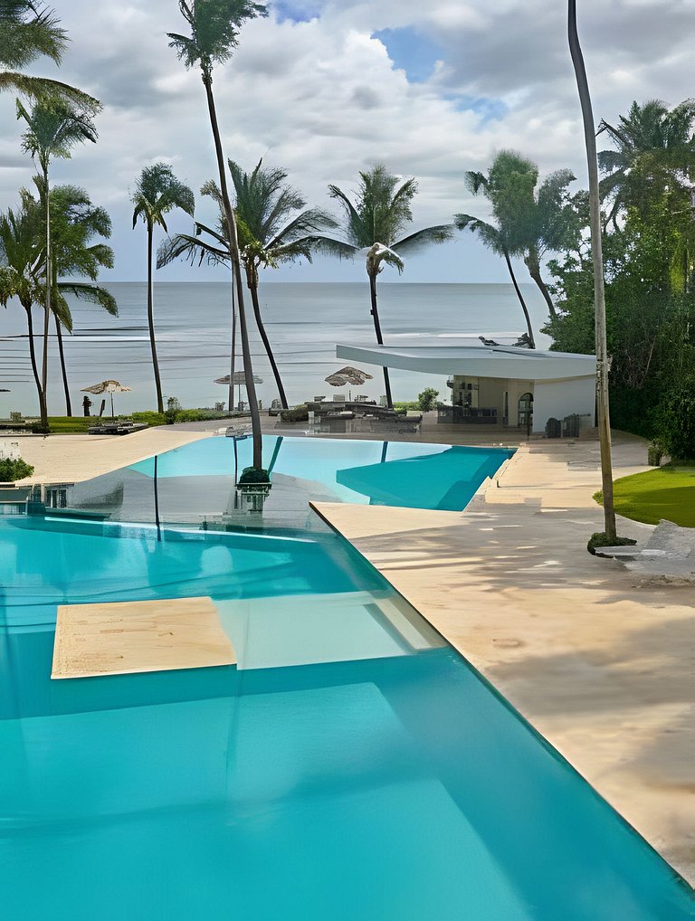 Caribbean Sea View Apt.on 19 level, a serene Stay