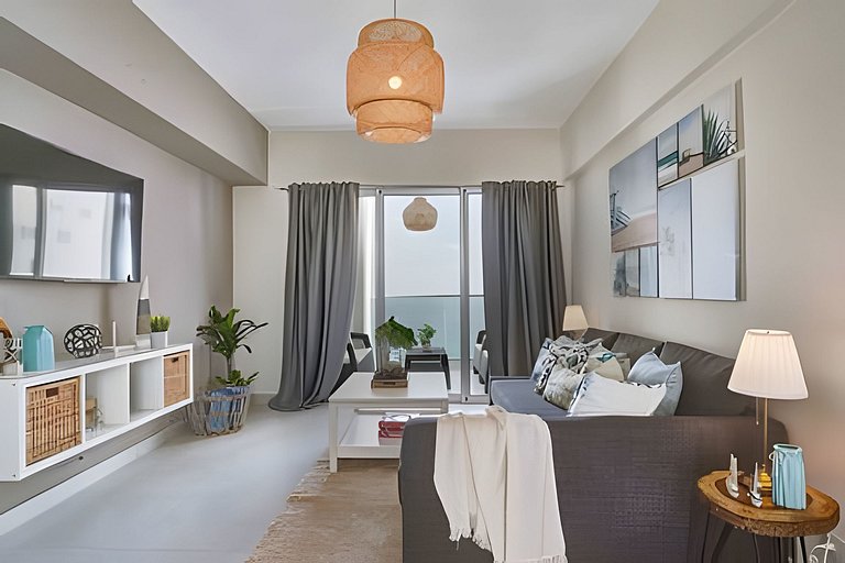 Caribbean Sea View Apt.on 19 level, a serene Stay