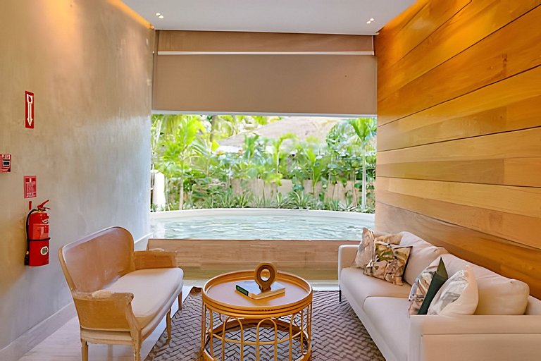 Caribbean Sea Waves View, Beachfront Apt.