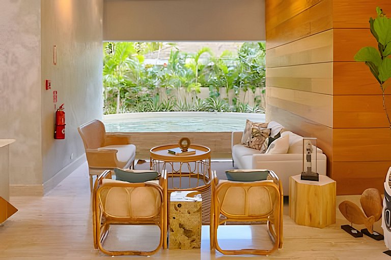 Caribbean Sea Waves View, Beachfront Apt.