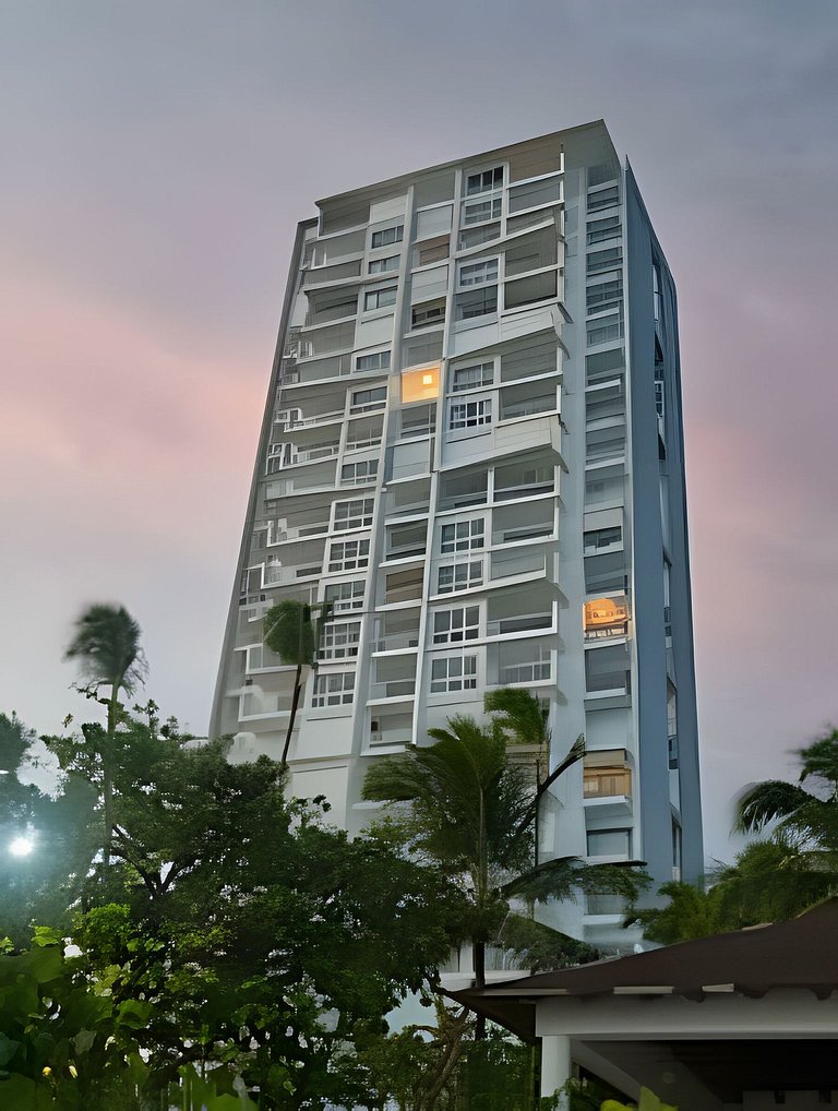 Caribbean Sea Waves View, Beachfront Apt.
