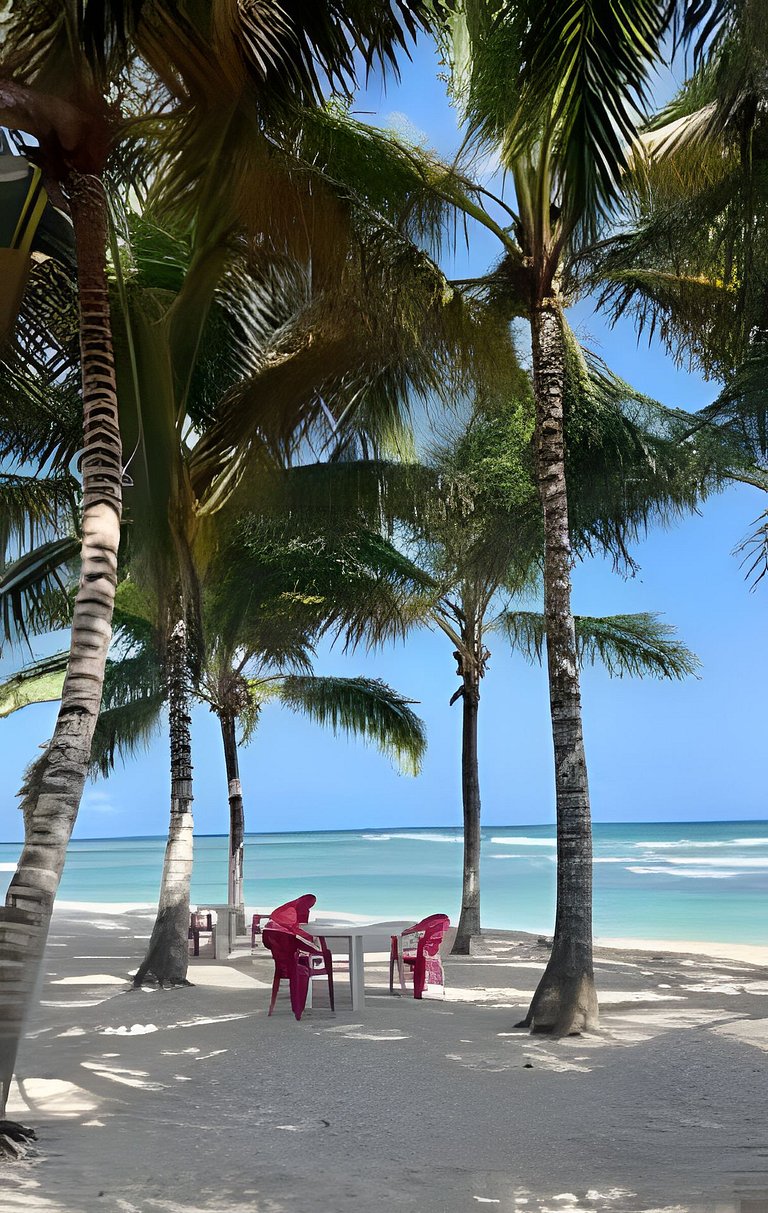 Caribbean Beachside Hidden Oasis Apartment.