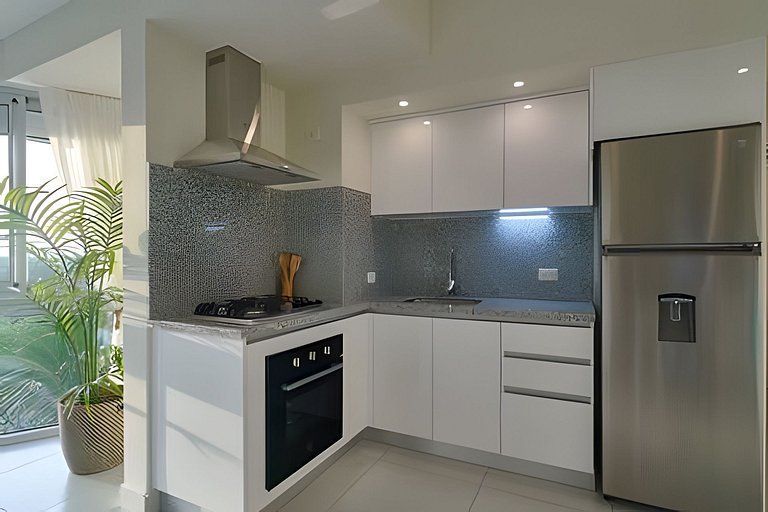 Caribbean Beachfront Apartment. W/ Scenic view