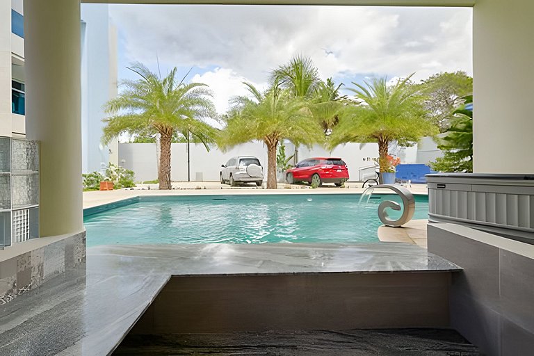 Caribbean Warmy Sand Apt. a Few steps