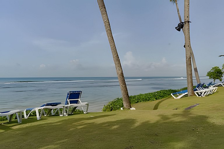 Caribbean Ocean View, Beachfront Apartment