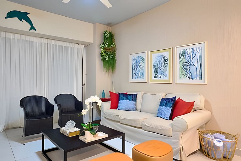 Caribbean Ocean View, Beachfront Apartment