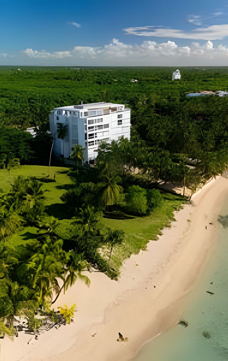 Caribbean Heavenly Oasis, Beachfront Apartment.