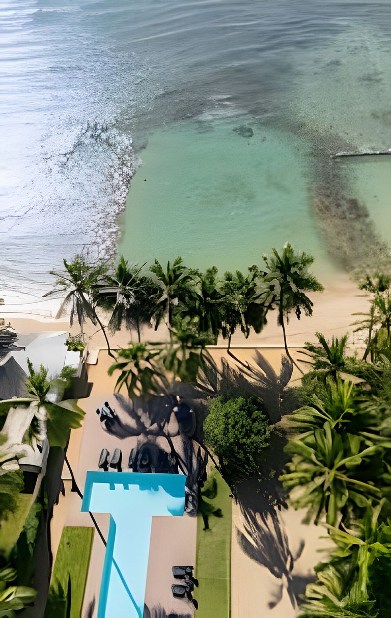 Caribbean Heavenly Oasis, Beachfront Apartment.